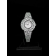 A luxurious watch with an elegant and distinctive design, plated with gold and adorned with zircon stones